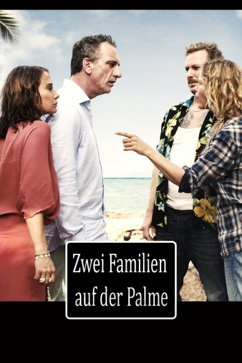 Zwei Familien auf der Palme